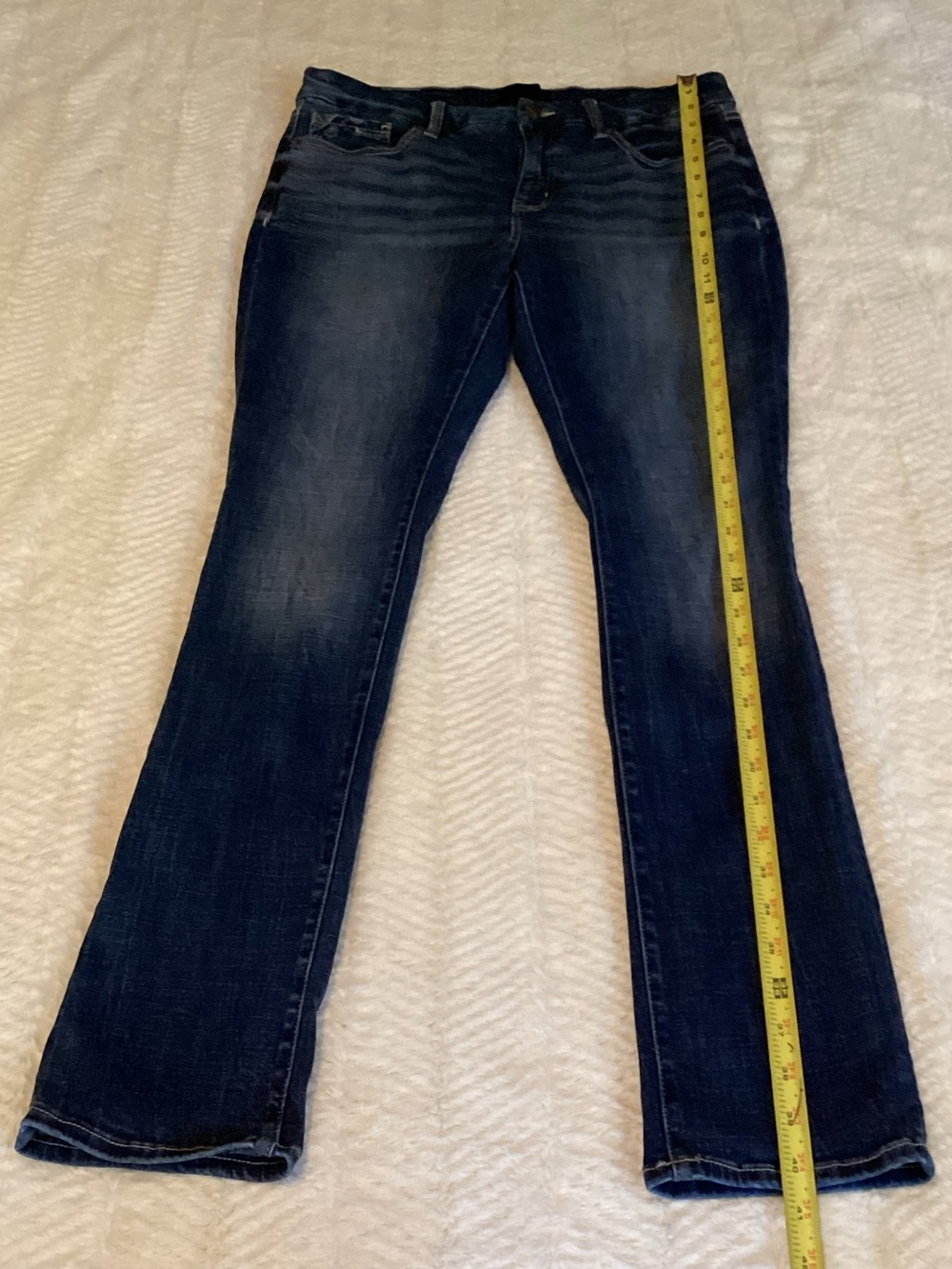 Womens Buckle Black Classic Skinny 30x32 Shaping & Smoothing Pocketing Jeans